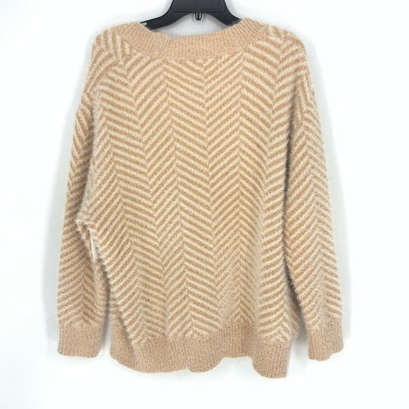 Select + Trend Cardigan Sweater Chevron Button XL - Picture 3 of 8
